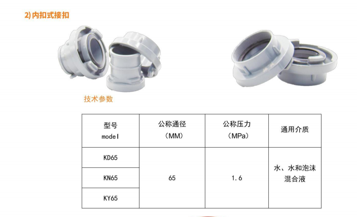 內(nèi)扣式接口 KD65適用介質(zhì)，怎么購買性價比高